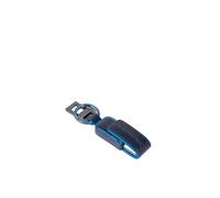 Portachiavi in pelle con chiavetta USB da 256 GB BLU2