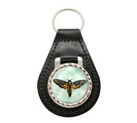 Portachiavi In Pelle Con Falena Della Morte