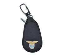 Portachiavi in Pelle in Box con Zip scomparto telecomando o chiave, con targhetta Logo LAZIO, Prodotto Ufficiale SS LAZIO 171842
