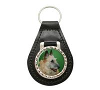 Portachiavi In Pelle Per Cane Pastore Belga (Laekenois)