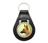 Portachiavi In Pelle Per Cane Pastore Belga (Malinois)