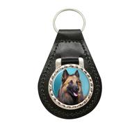 Portachiavi In Pelle Per Cane Pastore Belga (Tervuren)