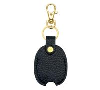 Portachiavi in pelle per chiave rotta, custodia per chiavi auto in pelle | Sostituzione della fibbia per chiavi auto | Elegante portachiavi in pelle, portachiavi in pelle vintage da donna, homm, Nero