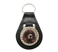 Portachiavi In Pelle Per Irish Water Spaniel