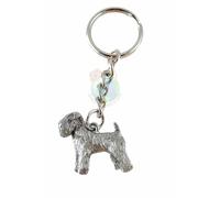 Portachiavi In Peltro Soft Coated Wheaten