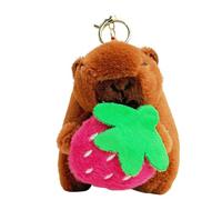 Portachiavi in peluche a forma di animale, decorazione per borse, per aggiungere un tocco di pace e divertimento a qualsiasi occasione, accessorio per borsa di peluche, 7 stili, One Size