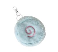 Portachiavi in peluche con torta di pesce, dimensioni compatte, facile da trasportare, sacchetti per piccoli oggetti, regalo alla moda, portafoglio a forma di pesce, Blu, Bellezza di massa