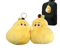 Portachiavi in peluche per coppia, portachiavi per coppia, 1 paio di ciondoli per borsa per coppie, portachiavi in peluche | adorabile statuetta che celebra l'amore coppia souvenir portachiavi