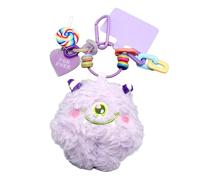 Portachiavi in peluche per zaini, portachiavi in peluche | portachiavi per borsa ornamentale in peluche | portachiavi per auto con ciondolo in peluche colorato per donne o ragazze, supporto