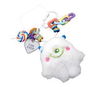 Portachiavi in peluche per zaini, portachiavi in peluche | portachiavi per borsa ornamentale in peluche | portachiavi per auto con ciondolo in peluche colorato per donne o ragazze, supporto