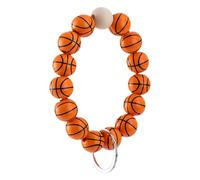 Portachiavi In Perline Di Legno, Portachiavi Auto Con Perline A Tema Sportivo, Decorazione Sportiva, Ornamento Portatile Per Borsa Zaino Borsa Portafoglio, Leggero E Robusto, Facile Da Attaccare