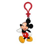 Portachiavi in PVC - Disney - Mickey (Walking) Soft Touch Nuovo 85919, Multicolore, 7.62 cm