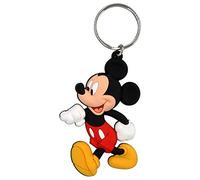 Portachiavi in PVC - Disney - Mickey (Walking) Soft Touch Nuovo 85919, Multicolore, 7.62 cm