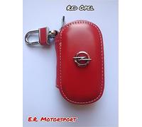 Portachiavi in vecopelle ROSSO con logo Opel