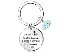 Portachiavi Ispiratore Donna Laurea Compleanno Regalo Ispiratore Figlio Figlia Nipote Fratello Sorella Cugino Cugina Amico Amica Moglie Fidanzata Laurea Incoraggiamento Portachiavi Natale Ricordo Sole