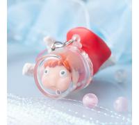 Portachiavi Japan Studio Ghibli Ponyo on the Cliff in vinile morbido "In a bo...