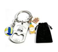Portachiavi "J'Peux Pas je Hasse", Porteclef Personalizzato per Basket Cacciatore Calcio Golfista Biker Pescatore Ciclismo Rugby Regalo Compleanno, Natale, Regalo Originale da Offrire