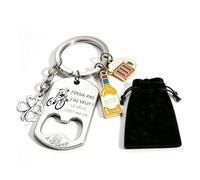 Portachiavi "J'Peux Pas je Hasse", Porteclef Personalizzato per Basket Cacciatore Calcio Golfista Biker Pescatore Ciclismo Rugby Regalo Compleanno, Natale, Regalo Originale da Offrire