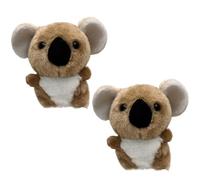 Portachiavi Koala, portachiavi Koala in peluche, 2 pezzi ciondolo divertente | simpatico portachiavi in peluche, giocattolo divertente per il compleanno dello zaino, unico per ragazze e ragazzi