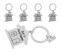 Portachiavi "La nostra prima casa", 5 pezzi: portachiavi a forma di