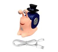 Portachiavi Leggero e Resistente in Plastica e Metallo con Design Animato di Carattere Anime, Con Registrazione Audio, Forma di Lumaca Carismatica, Ideale per Borse, Chiavi dell'Auto e Uso
