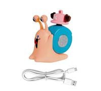 Portachiavi Leggero e Resistente in Plastica e Metallo con Design Animato di Carattere Anime, Con Registrazione Audio, Forma di Lumaca Carismatica, Ideale per Borse, Chiavi dell'Auto e Uso