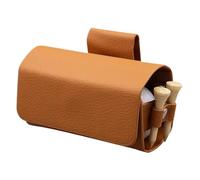 Portachiavi leggero per borsa da golf - Borsa per palline da golf, borsa portaoggetti per palline da golf, borsa da golf di lunga durata, design facile da raggiungere | Ciondolo, Marrone chiaro, se