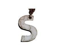 Portachiavi lettera S Alviero Martini Prima olore White