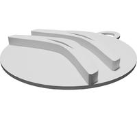 Portachiavi Logo Citroen Stampato 3D Accessorio Auto Anello Chiavi Marca