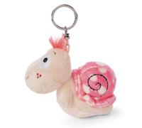 NICI Cuori Portachiavi Peluche Lumaca 10 cm, Tinta Unita, Colore Beige, 10, 47935.NIC