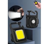 Portachiavi luminoso mini torcia elettrica usb magnetico impermeabile massima lu