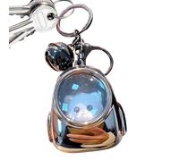 Portachiavi Luminoso - Portachiavi Con Orsetto Luminoso LED In Borsa | Portachiavi Illuminato Con Orso | Portachiavi Con Ciondolo Orsetto In Borsa | Adorabile Ciondolo Portachiavi Con Zaino Per Il C