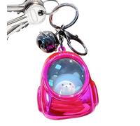 Portachiavi Luminoso - Portachiavi Con Orsetto Luminoso LED In Borsa | Portachiavi Illuminato Con Orso | Portachiavi Con Ciondolo Orsetto In Borsa | Adorabile Ciondolo Portachiavi Con Zaino Per Il C