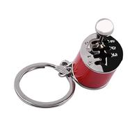Portachiavi Macchina, Portachiavi con Cambio Manuale in Metallo Uomo Mini Portachiavi Modello di Ricambio per Auto Portachiavi in Metallo Portachiavi Gadget(4,05 x 1,61 x 0,86in, Rosso)