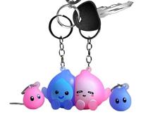 Portachiavi magnetici,Portachiavi zaino sospeso | Portachiavi magnetico da polso con piccola figura che brilla al buio | Accessori portachiavi magnetici del fumetto, ciondolo della borsa per p