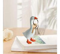 Portachiavi magnetico a forma di oca e anatra, in resina, per riporre le