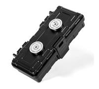 Portachiavi Magnetico Sotto l'Auto, Nascondi una Chiave Magnetica per Auto Custodia Magnetica per Nascondere per Veicoli All'Aperto Viaggio Nascondi Chiavi USB (Nero)