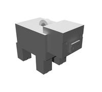 Portachiavi Maiale Minecraft per Zaino - Ciondolo Stampato 3D con Gancio