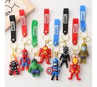Portachiavi Marvel Comics cartoni animati Avengers Iron Man, Portachiavi pendente piccolo Marvel Spider-Man Thor, Pendente versatile unisex per borsa Lega di zinco