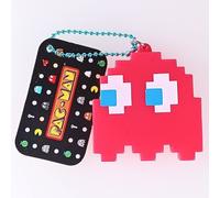 Portachiavi mascotte in vinile morbido Blinky Pac-Man Dot giapponese dal Giap...