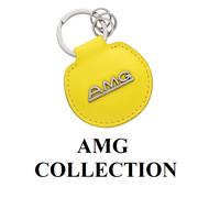 Mercedes-Benz, Portachiavi auto e moto AMG, vari disegni. Prodotto ufficiale., giallo, S