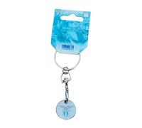 Portachiavi Metallo Argentato Smaltato SSLAZIO