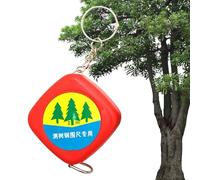 Portachiavi metro a nastro,Metro a nastro per portachiavi con misurazione 'albero - Righello retrattile ad alta precisione Nastro di misurazione per albero da 2 m con portachiavi per strumento da giar