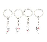 Portachiavi Migliore Amico Portachiavi Amicizia Buona Regali per Sorelle Donne,4 Pezzi