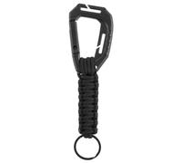 Portachiavi Mil-Tec Paracord con moschettone MOLLE - Black