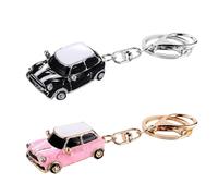 Portachiavi Mini Auto Da 2 Pezzi, Portachiavi Regalo, Portachiavi Retrò, Portachiavi Modello Auto, Ciondolo Decorativo