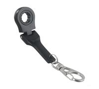 Portachiavi mini chiave a cricchetto da 10 mm - Testa girevole a 180° for mobili(Black)