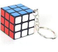 Portachiavi mini cubo, multicolore, plastica, puzzle sequenziale, stile portachiavi, 1 pezzo