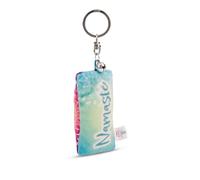 Portachiavi Mini Cuscino "Namasté" 8cm con campana
