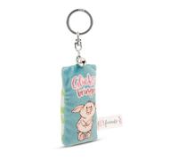 Portachiavi Mini cuscino peluche portafortuna 8 cm con campanella
